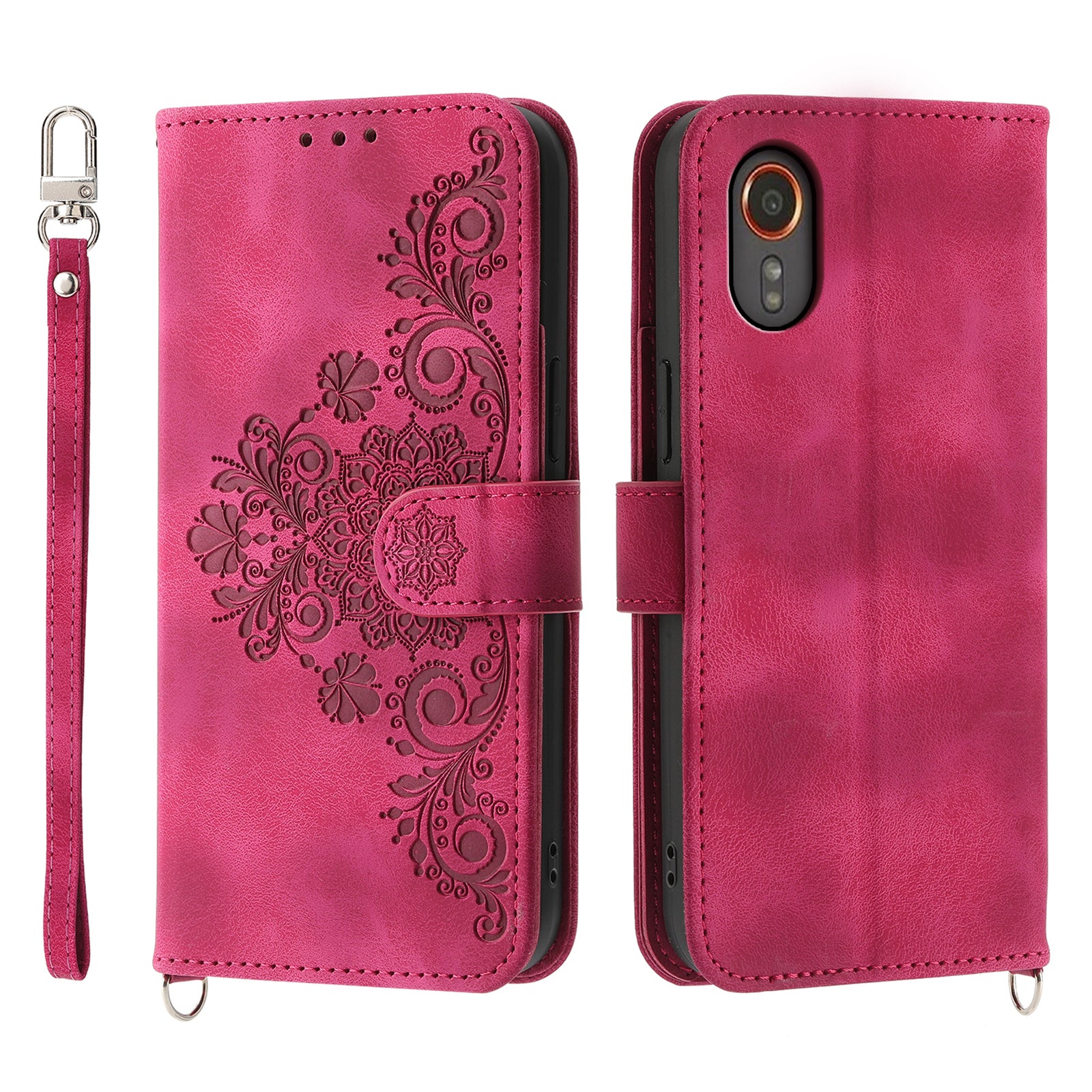For Samsung Galaxy Xcover7 PU Leather Phone Case Flower Pattern Cover with Multiple Card Slots For Samsung Galaxy Xcover7 PU Leather Phone Case Flower Pattern Cover with Multiple Card Slots